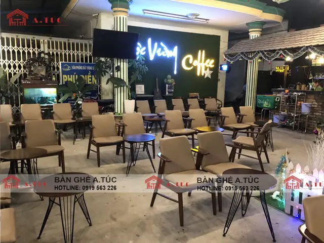 setup nội thất quán cafe