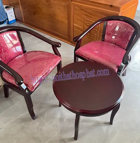Hình ảnh thực tế ộ bàn ghế khách sạn BKS04, GKS04