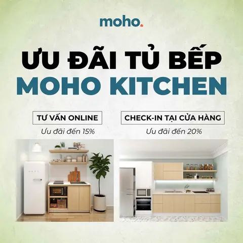 6. Ưu đãi khi thi công tủ bếp MOHO KITCHEN 6. Ưu đãi khi thi công tủ bếp MOHO KITCHEN