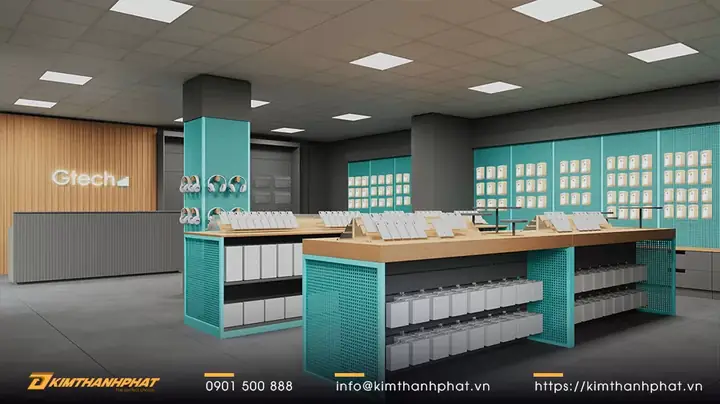Thiết Kế Nội Thất Cho Showroom Bán Điện Thoại
