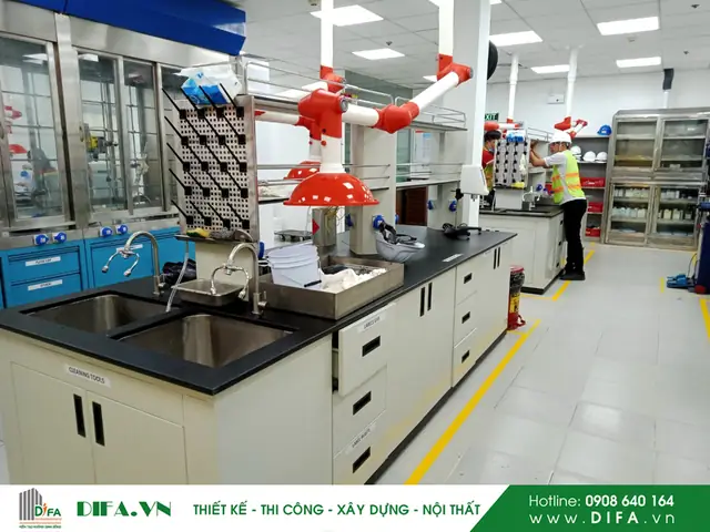 Cải Tạo Phòng Lab Nhà Máy Henkel