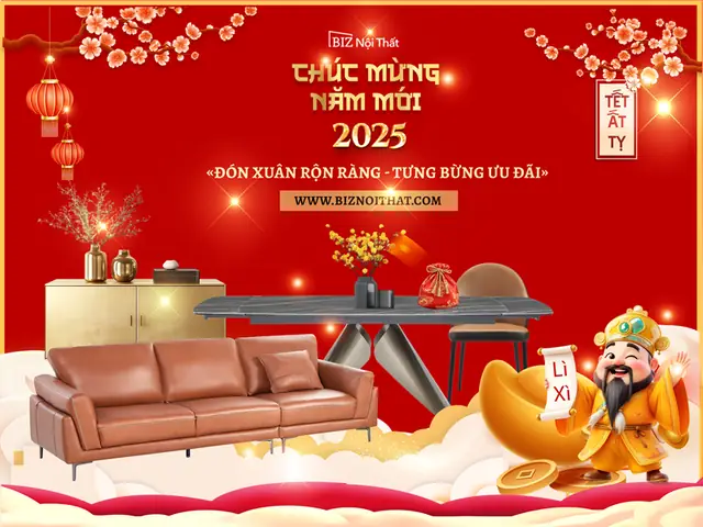 “đón Xuân Rộn Ràng – Tưng Bừng Ưu Đãi” Cùng Thương Hiệu Biz Nội Thất