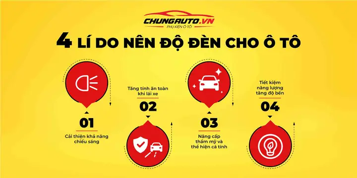 Tại sao nên độ đèn ô tô?