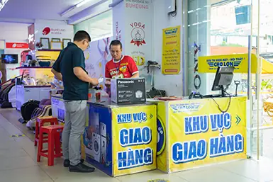 TIỆN ÍCH KHI MUA SẮM TẠI SIÊU THỊ ĐIỆN MÁY CHỢ LỚN