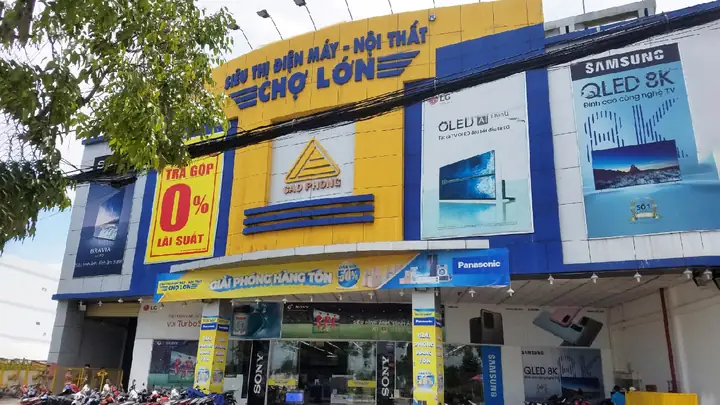siêu thị điện máy nội thất chợ lớn vị thanh