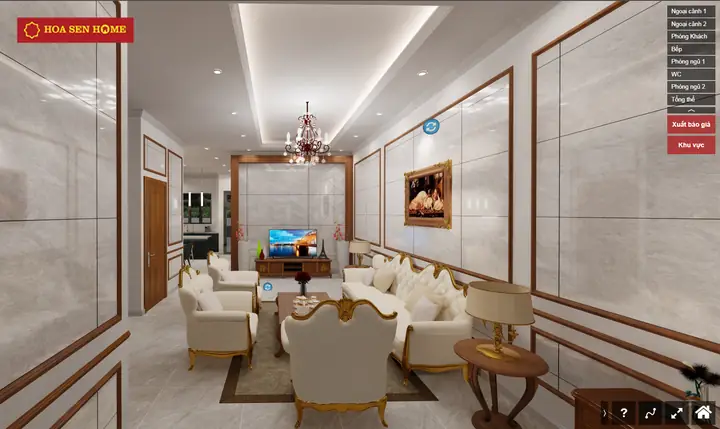 Thay đổi diện mạo nhà với ứng dụng trực tuyến Hoa Sen Home 3D