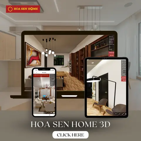 Thay đổi diện mạo nhà với ứng dụng trực tuyến Hoa Sen Home 3D