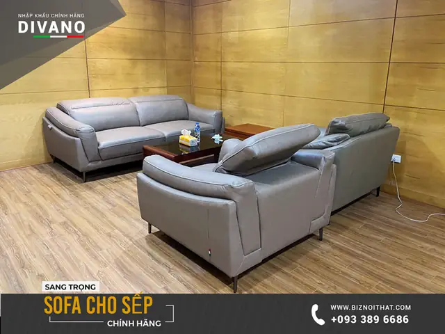 1. Bài trí Sofa Phòng Giám Đốc phải Phù Hợp: 1. Bài trí Sofa Phòng Giám Đốc phải Phù Hợp: