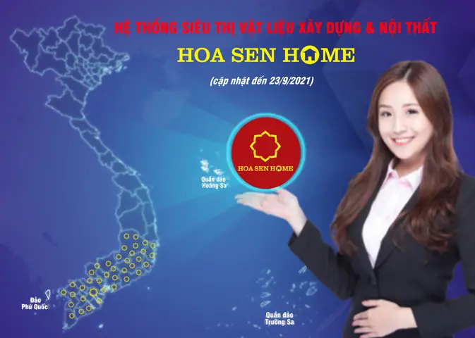 Siêu thị Hoa Sen Home - Nơi mua sắm hàng nghìn mặt hàng vật liệu xây dựng và nội thất