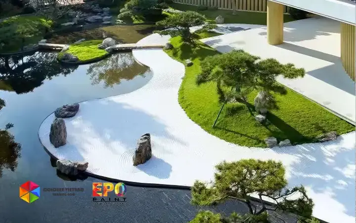 4.1. Sàn sỏi đẹp cho ngoại thất