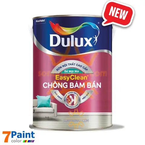Sơn nội thất Dulux EasyClean Chống bám bẩn bề mặt mờ Z966 (15 Lít)