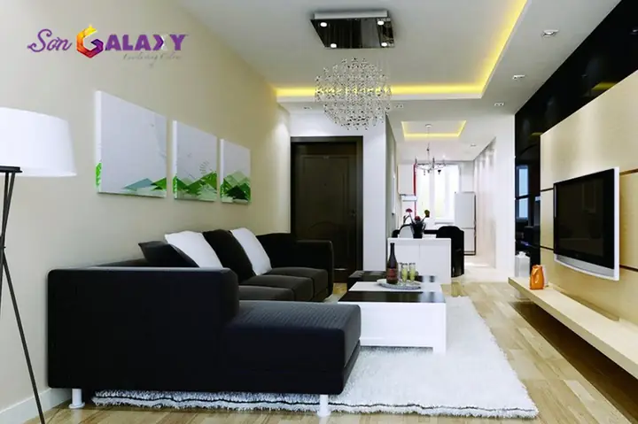 3/ Màu kem tươi sáng nhẹ nhàng cùng với nội thất đen mạnh mẽ
