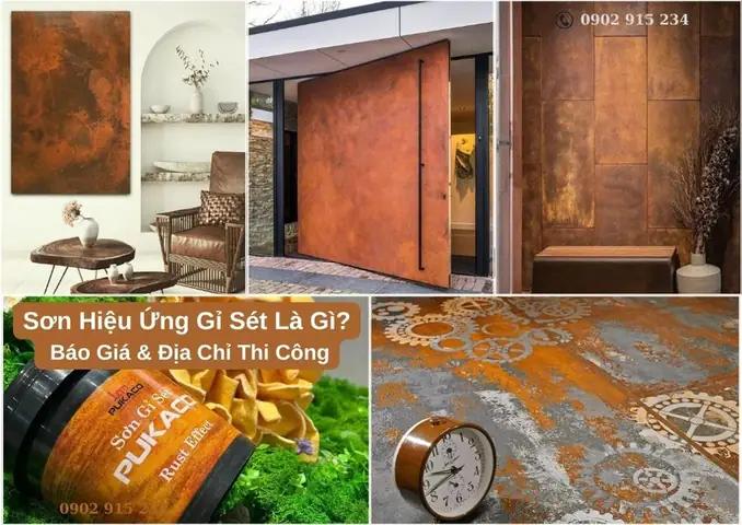 Sơn hiệu ứng gỉ sét là gì?