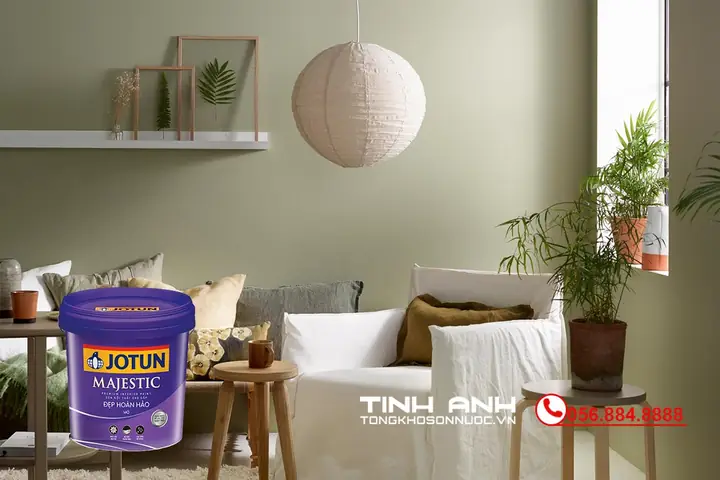 1. Giới thiệu về sơn nước nội thất Jotun Majestic đẹp hoàn hảo bóng mờ lon 5L