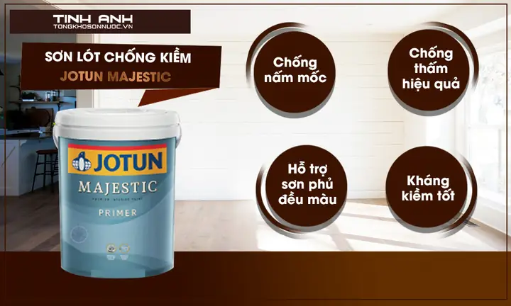 1. Giới thiệu sản phẩm sơn lót nội thất Jotun MAJESTIC Primer 5L