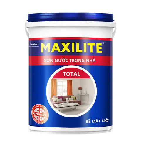 3. Sơn Nước Trong Nhà Total Bề Mặt Mờ - 30c Màu Pha Maxilite