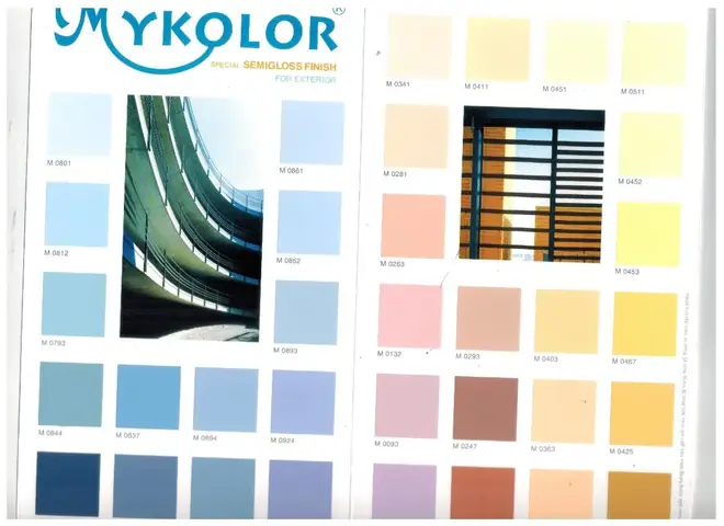 Công ty Mykolor cung cấp đến quý khách hàngbảng màu sơn Mykolor Nội thất và sơn Mykolor ngoại thất. Công ty Mykolor cung cấp đến quý khách hàngbảng màu sơn Mykolor Nội thất và sơn Mykolor ngoại thất.
