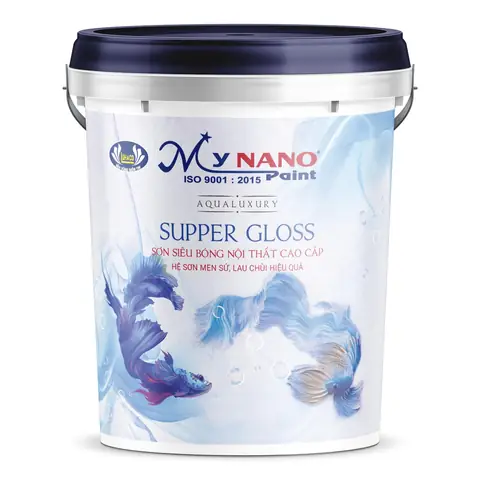 Đặc điểm của Sơn siêu bóng nội thất men sứ cao cấp