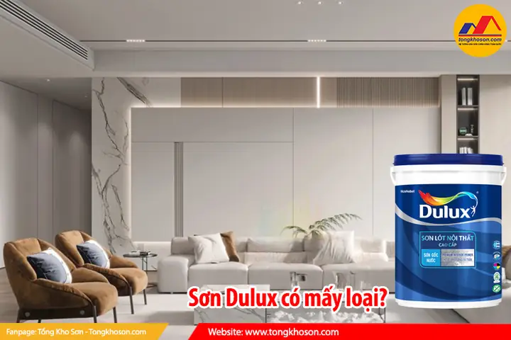 Hướng dẫn chọn sơn nội thất Dulux cho phòng khách có cầu thang
