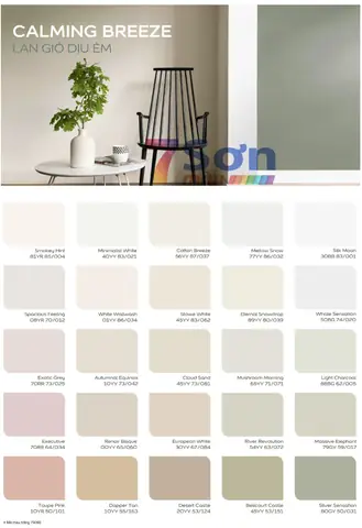Bảng Màu Sơn Dulux