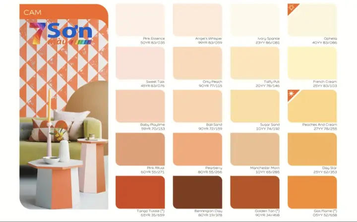 II. Bảng màu sơn Dulux được yêu thích nhất dành cho trong nhà lẫn ngoài trời: