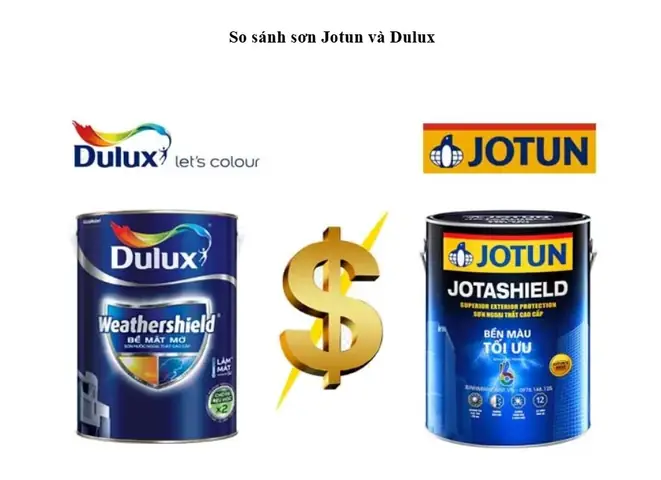 1. So Sánh Sơn Jotun Và Dulux