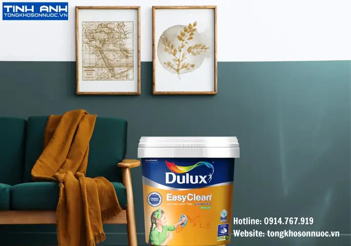 1. Đôi nét về sơn nội thất Dulux EasyClean lau chùi vượt trội kháng virus bề mặt mờ – 99A 15L