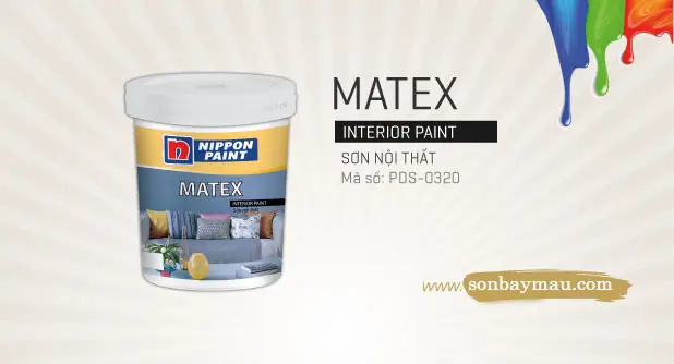 Sơn nội thất Nippon Matex (18 Lít)