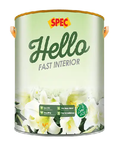 Sơn Nội Thất Spec Hello Fast Interior: Tất Cả Điều Bạn Cần Biết