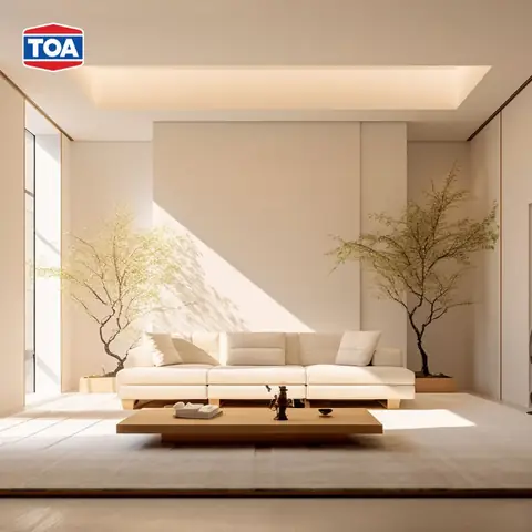 Sơn tường tone màu be nhạt