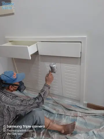 1:Sơn sửa đồ gỗ nội thất giường tủ bàn ghế