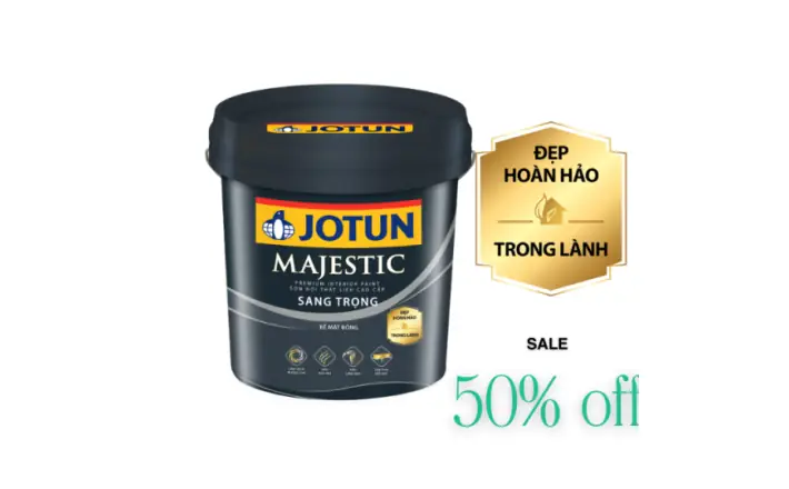 SƠN NỘI THẤT JOTUN MAJETIC BÓNG SANG TRỌNG
