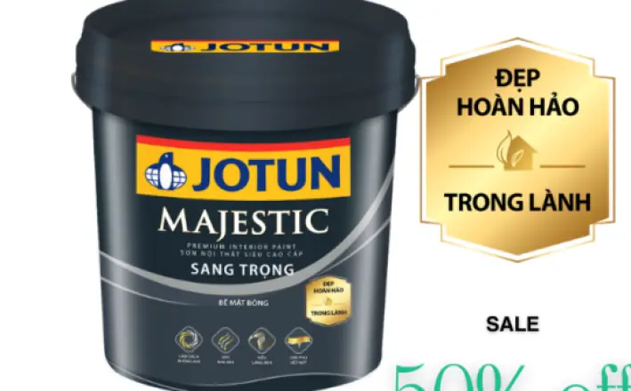 SƠN NỘI THẤT JOTUN MAJETIC BÓNG SANG TRỌNG