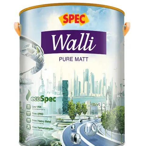 Review Sơn Nội Thất Mờ Spec Walli Pure Matt Cao Cấp Chi Tiết