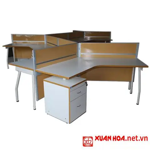 Vách ngăn khung nhôm bọc nỉ