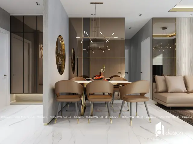Thiết kế phòng khách căn hộ Sunshine City Sài Gòn 105m2 quận 7