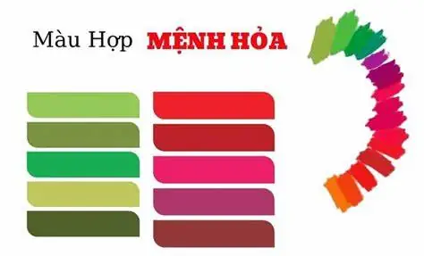 2. Mệnh Hỏa hợp màu gì?