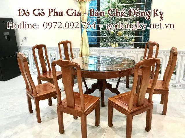 mua bàn ăn gỗ hương giá rẻ