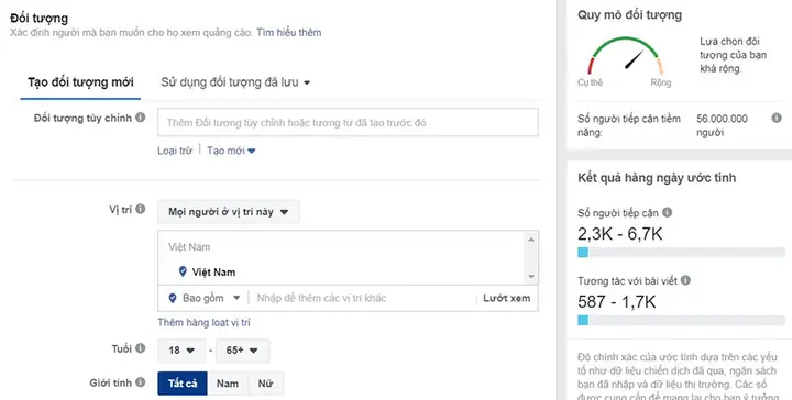Target facebook ads là gì?