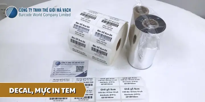 Decal in tem dán đồ gỗ