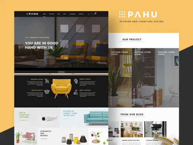 Top 5+ template website thiết kế nội thất chuyên nghiệp nhất