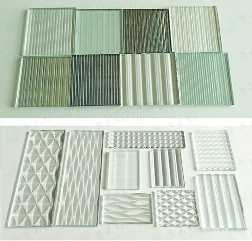 Szg 5+5mm Reeded Texture Laminated Glass Partition Wall Szg 5+5mm Reeded Texture Laminated Glass Partition Wall