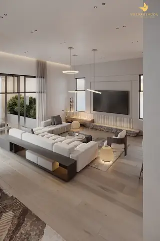 Dự án thi công nội thất nhà phố hiện đại tinh tế