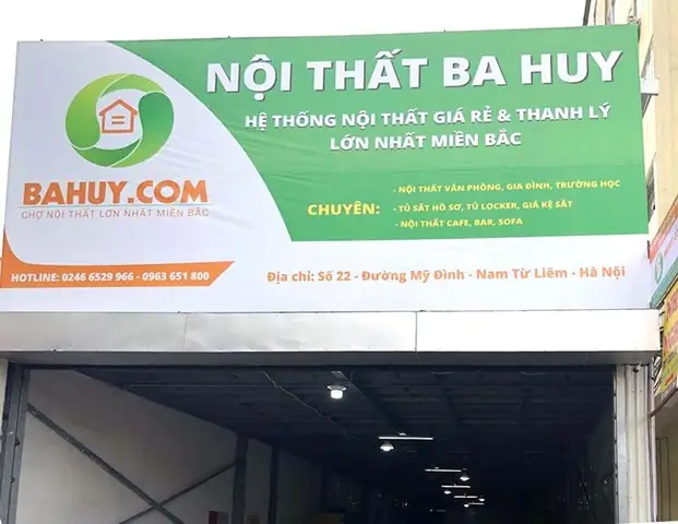 Hệ thống nội thất giá rẻ và thanh lý lớn nhất miền Bắc – Ba Huy