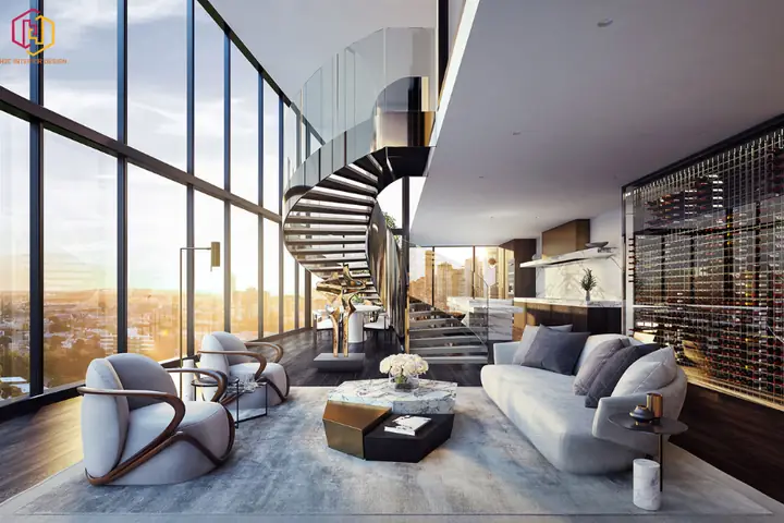 Case 3: Thi Công Nội Thất Căn Hộ Cao Cấp – Penthouse Quận 7