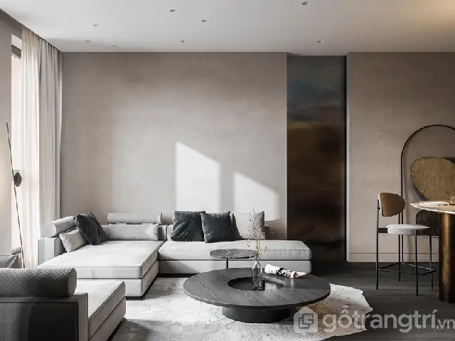 3.1.Thiết kế nội thất chung cư 92m2 nhà chị Lan tại chung cư D2 Giảng Võ