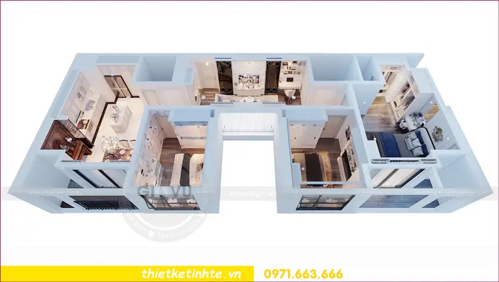 Thiết Kế Thi Công Nội Thất Chung Cư Green Bay Căn Hộ Đập Thông 05 Và 05a Tòa G1 – Nhà Chị Thu Thiết Kế Thi Công Nội Thất Chung Cư Green Bay Căn Hộ Đập Thông 05 Và 05a Tòa G1 – Nhà Chị Thu