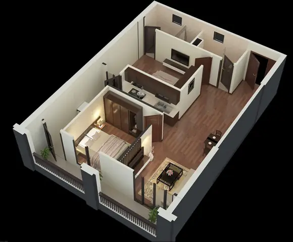 Một Số Mẫu Bản Vẽ Thiết Kế Nội Thất Căn Hộ Chung Cư