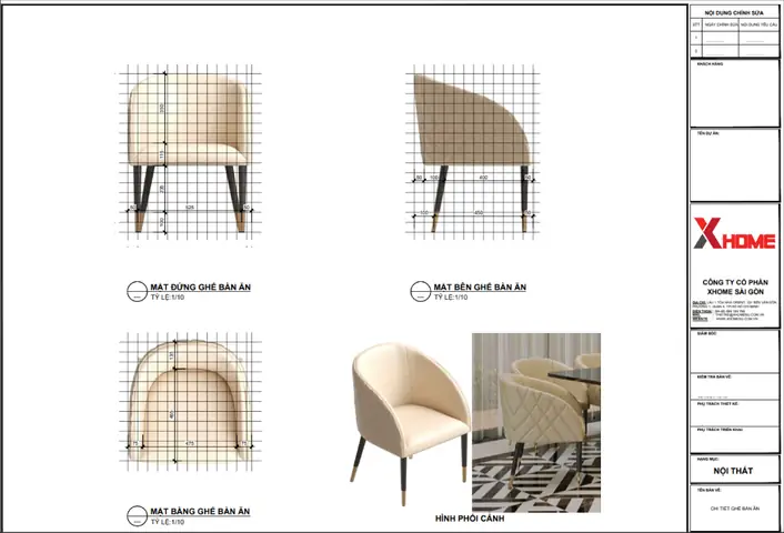 Bản Vẽ 2d Khai Triển Kỹ Thuật Thi Công Nội Thất