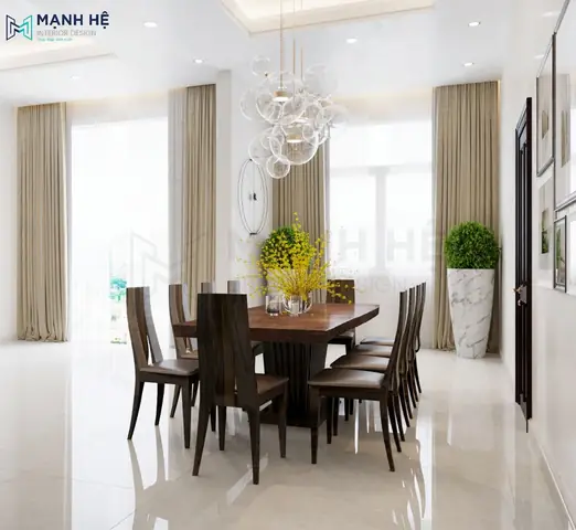 Mẫu 5: Bản Vẽ Thiết Kế Nội Thất Phòng Bếp Ăn